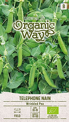 Organic Way | POIS RIDÉ TÉLÉPHONE NAIN des graines | Graines de légumes | 1 Paquet Cover
