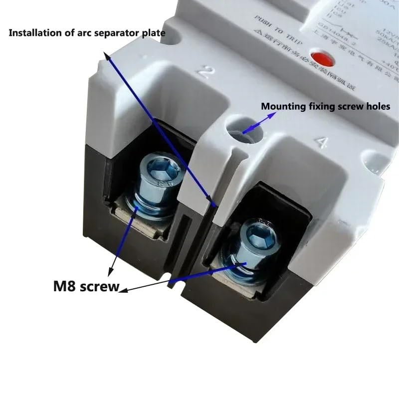 Wyłącznik automatyczny, 12V 24V 48V 300A 400A 500A 600A przerywacz prądu stałego przełącznik(250a,1P)
