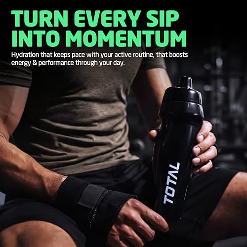 Image of Total Pengwin 600 ML Plastic Sippers - Reusable BPA-Free Sports Water Bottle for Sports and Outdoor Activities with Leak-Proof Cap (Black)