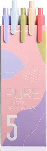 KACO BolĂgrafos de tinta de gel retráctil suaves al tacto, 0.5mm, punta fina KACO BolĂgrafos de tinta de gel retráctil suaves al tacto, 0.5mm, punta fina