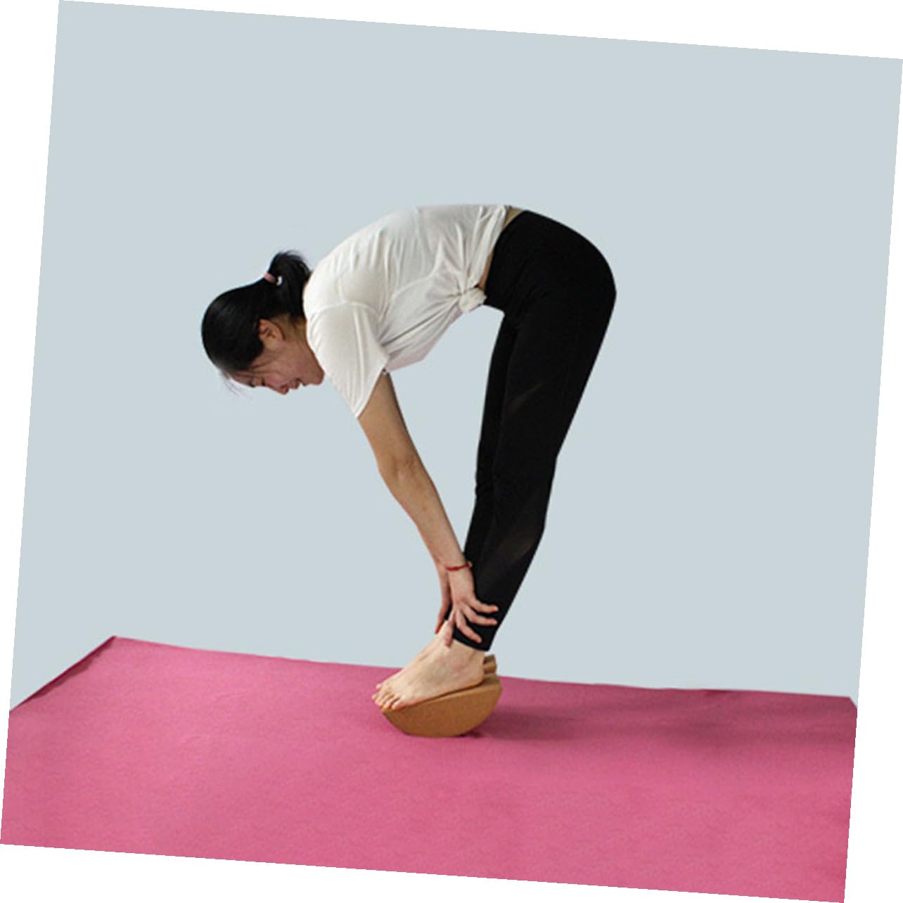 Didiseaon Bloque de Yoga Pequeño de Corcho Antideslizante Bloque de Entrenamiento para Yoga y Pilates Duradero para Ejercicios de Equilibrio y Fortalecimiento en Casa