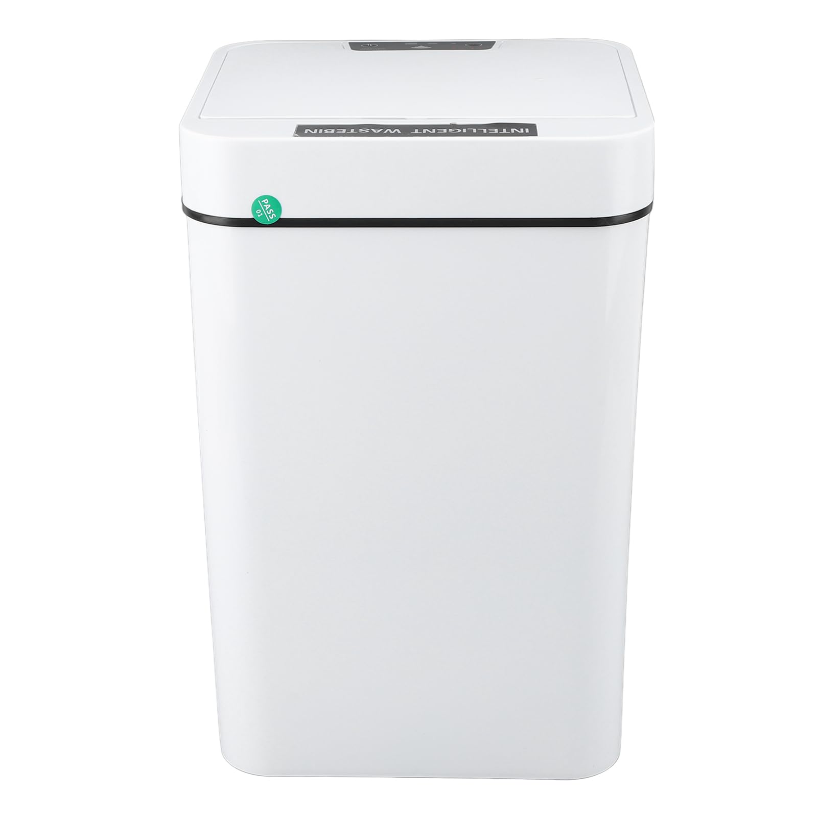 Pattumiera Intelligente, Pattumiera da Bagno in Plastica PP Versatile con Prestazioni di Tenuta Eccellenti con Coperchio, Pattumiera da Bagno con Sensore di Movimento da 18 Litri, Funzionamento