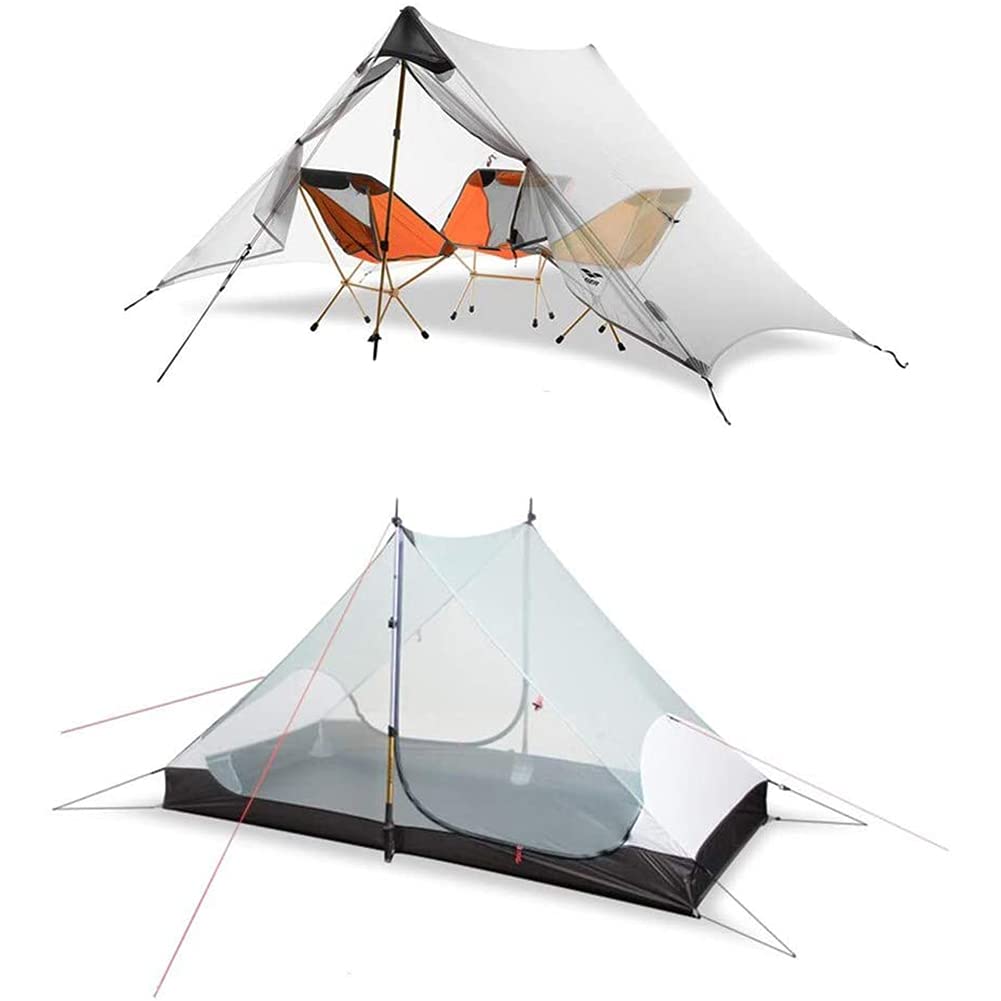 Tienda piramidal de Campamento Ultra Ligero Tienda Impermeable y sin Polvo a Prueba de Viento 2 Personas Familia Familia Viajes de Campamento Que habita Cuatro Estaciones Household faucets