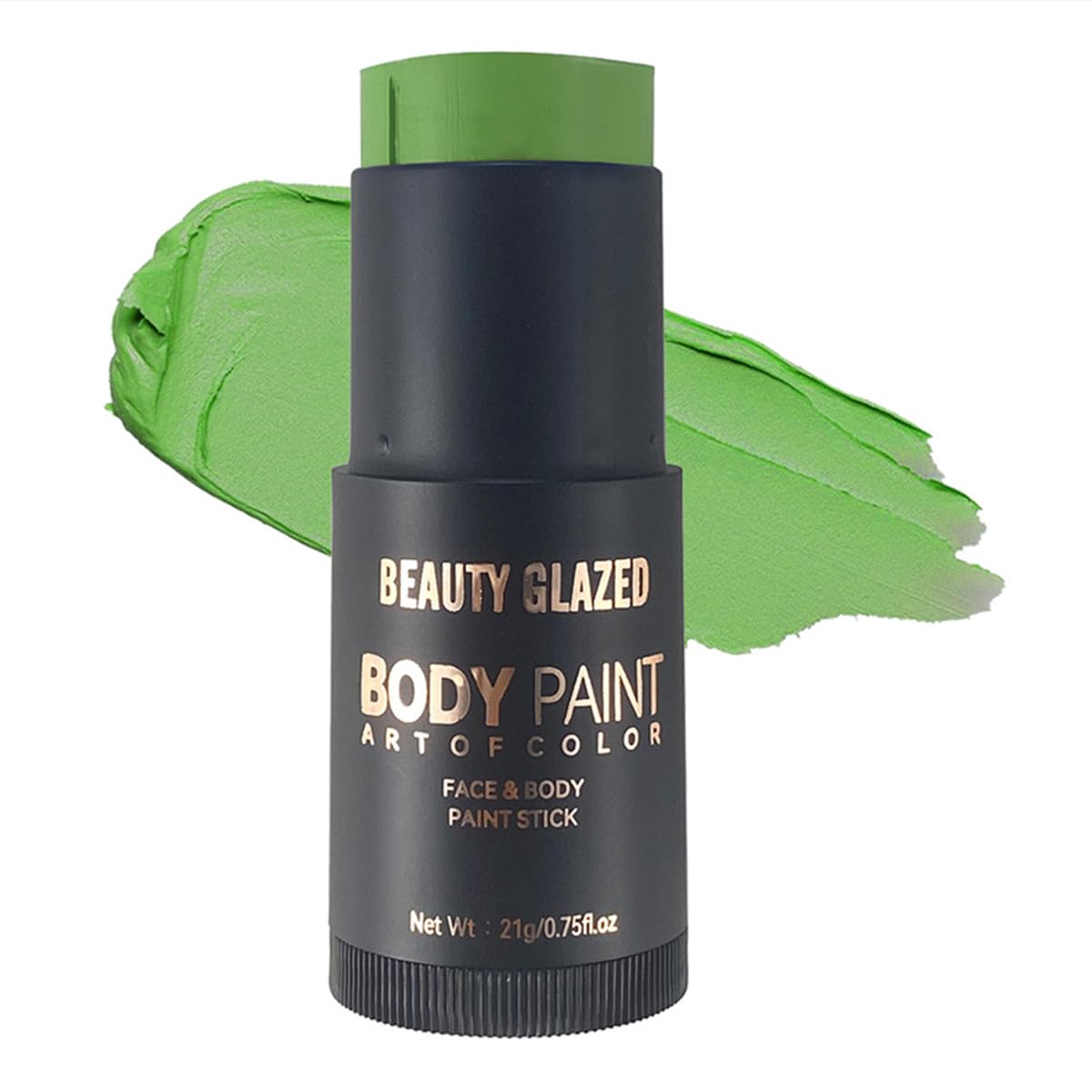 Stick di pittura per il corpo del viso, Stick di pittura per il corpo del trucco del viso a base di olio pigmentato e non tossico per le feste in costume di Halloween Cosplay SFX Makeup (#Verde)