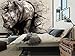 Produktbild SUNNYBZ Wallpaper Wandgemälde Tapete3D Nordic 3D Dreidimensionale Gebrochene Wand Nashorn Tiger Zebra Tier Tapete 8D Wohnzimmer Sand Tv Hintergrund Tapete Wandbild @ 350 * 245Cm