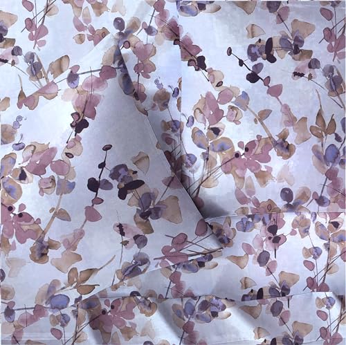 2PCS Single Duvet Cover Set, 100% Egyptian Cotton- 400 Thread Count- Floral Printed Single Bedding Set with Pillowcase