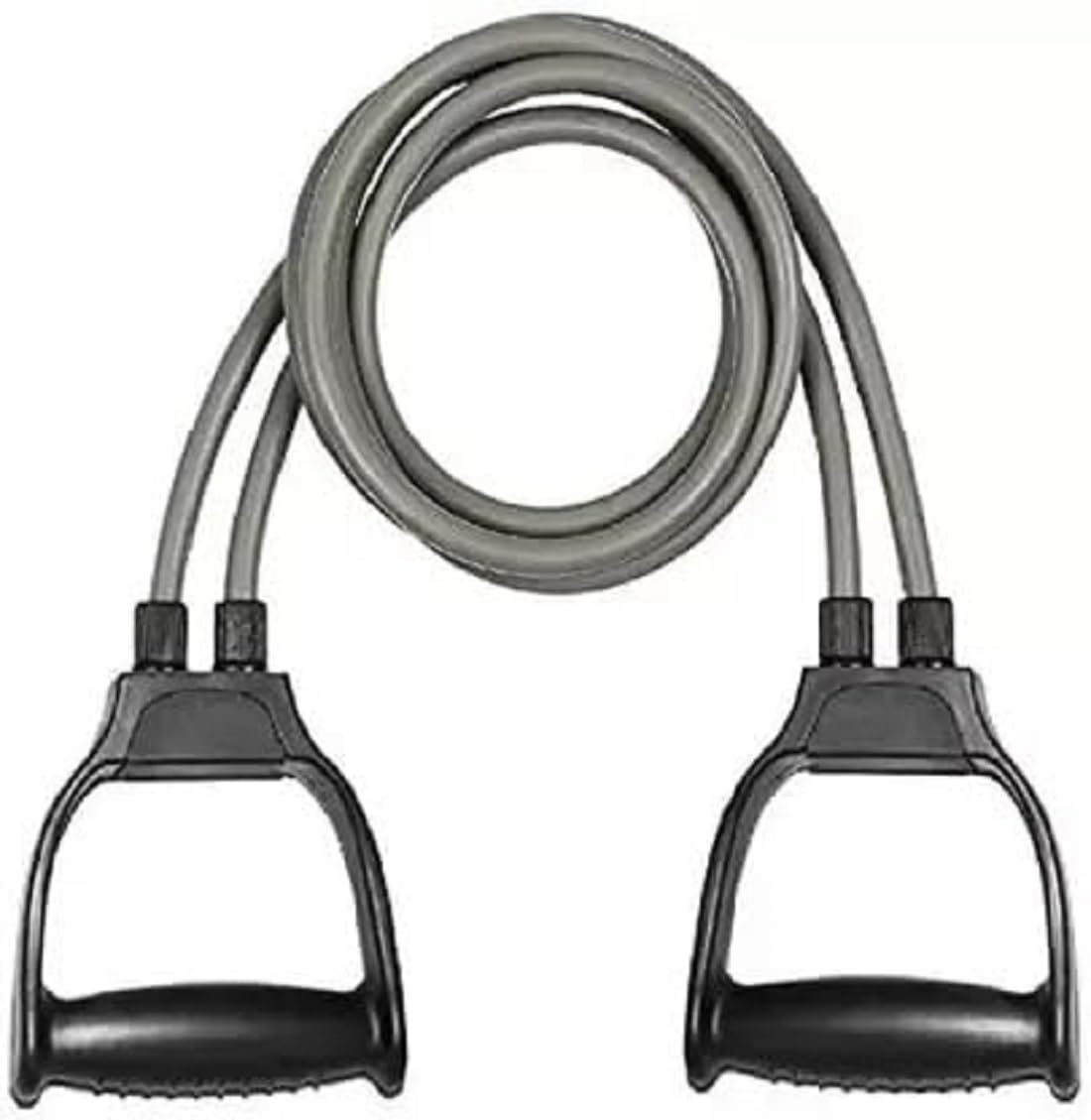 U S TRADERS® Double Toning Resistance Tube Pull Rope Elastic Rubber Exercise Band for Stretching, Workout, Home Gym and Toning with Heavy Quality D Shaped Handles for Men Women (Color May Vary) (B0CWRXG881) Amazon Price History, Amazon Price Tracker