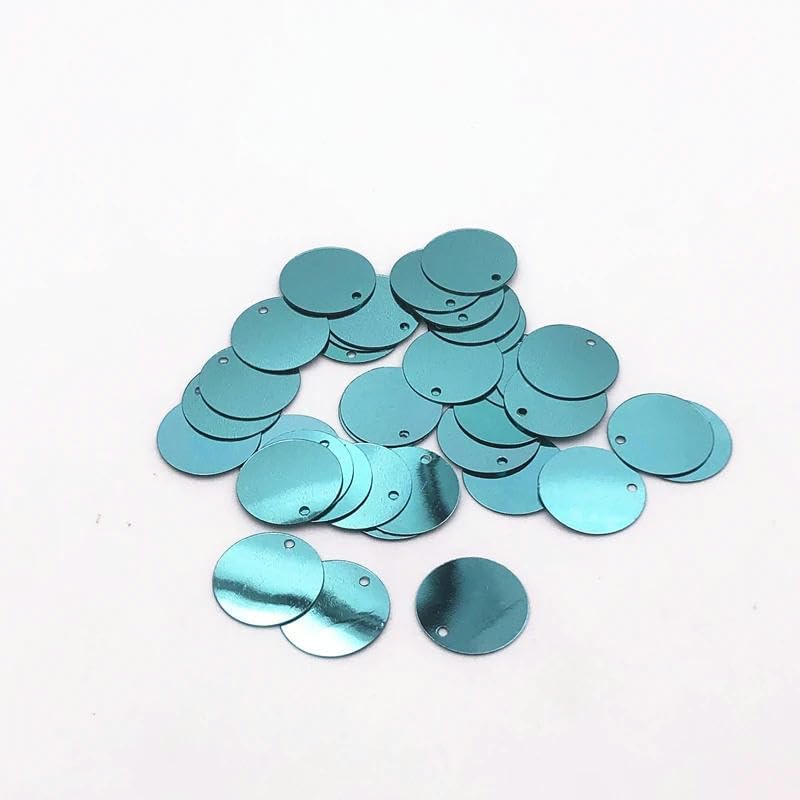 Plastic Sequins,DIY Crafts, Plastic Sequins 10g Loose Flat Round Hole Multicolor 6-20mm(White AB)