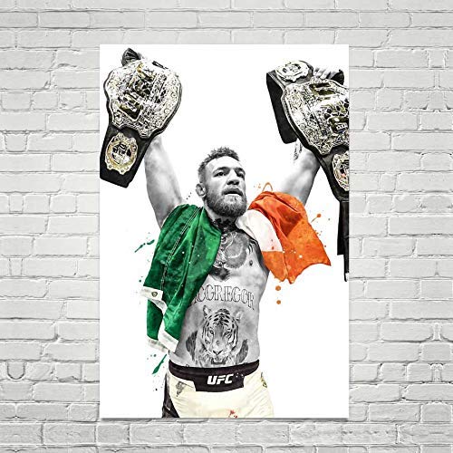 Kids Decor Canvas Print MMA Football Poster Sports Art Print Conor