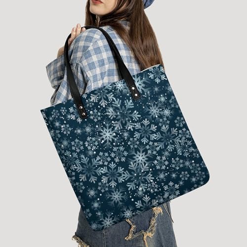 Sac cabas shopper flocons de neige pour éviter le manque de place - 2