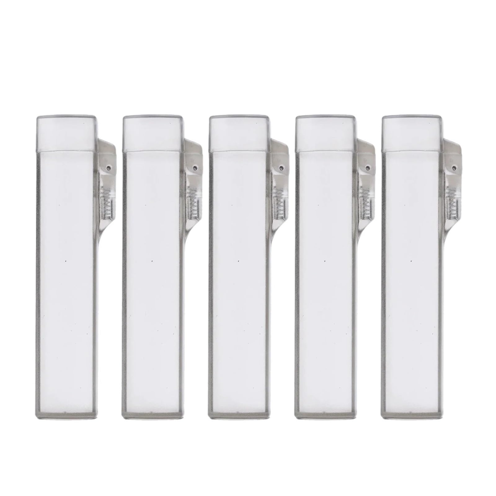 Gwyzax Toothpick Holder 50pcs Clear Plastic Toothpick Case Portable Travel Storage for Cotton Swabs