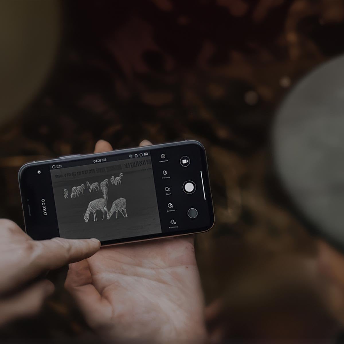 HIKMICRO Lynx S LE15S Caméra d'imagerie Thermique Portable avec écran OLED, Observation et Mesure de Distance, mémoire intégrée de 8 Go, Hotspot Wi-FI