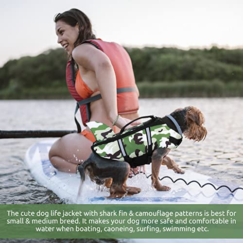 Queenmore Camouflage Shark Dog Life Jacket #TOP10