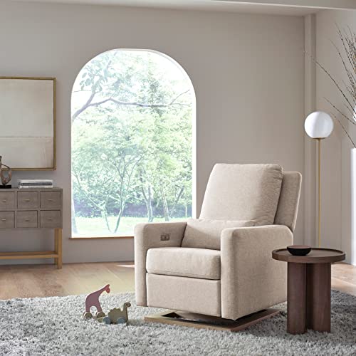 Image of Babyletto Sigi Nursery Recliner /Glider in Performance Beach Eco-Weave