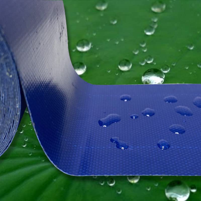 Image of Cloth Duct Tape, Duct Cloth Fabric, PVC Tarpaulin Duct Tape for Photographers, Repairs, DIY, Crafts, Indoor Outdoor Use, 5M*8CM /3.1IN*196.9IN (Blue)