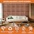 6 Pack Large Acoustic Panels, 23.6 * 23.6 Inch Decorative Sound Absorbing Panels, Noise-Reducing and Flame-retardant for Studio, Home (Patchwork Three-Color)