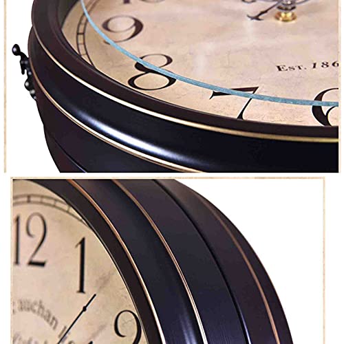 Horloge murale double face style antique décoration extérieure - 6