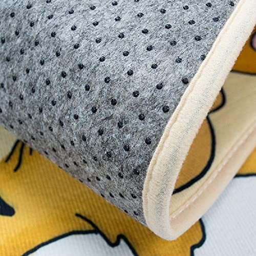Image of HomeCloud Rubber 6mm Fruit Printed Thick Anti Slip, Washable, Big Size, Printed, Designer Folding Kitchen Mat for Floor Home Bedroom -, Standard Size (40 x 120 cm 40 x 60 cm)