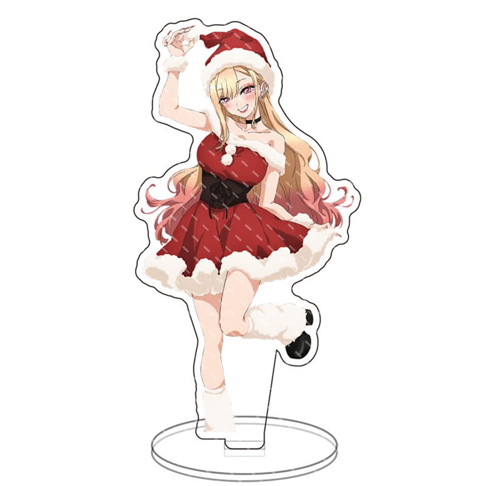 Xinchangda My Dress-Up Darling Acrylic Standing Figure Anime Kitagawa Marin/Gojō Wakana Double-Sided Stand Model Miniature Action Figure Desktop Decoration 15cm
