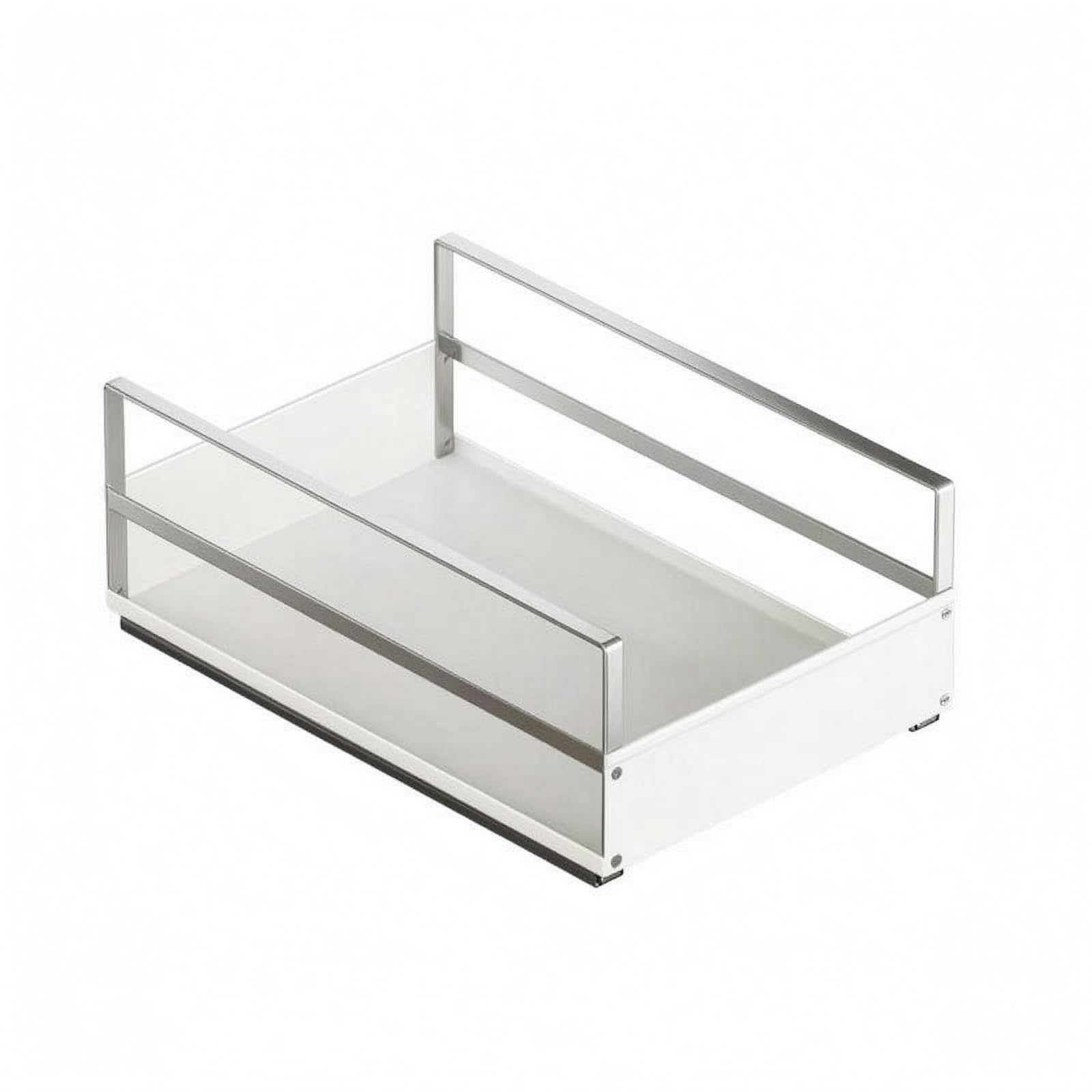 Organizzatore da Cucina senza Installazione Contenitore Scorrevole Bianco Organizzazione Domestica, style to 1