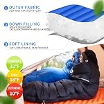 Down Sleeping Bag for Adults, 600 Fill Power Ultralight Backpacking - Image 3