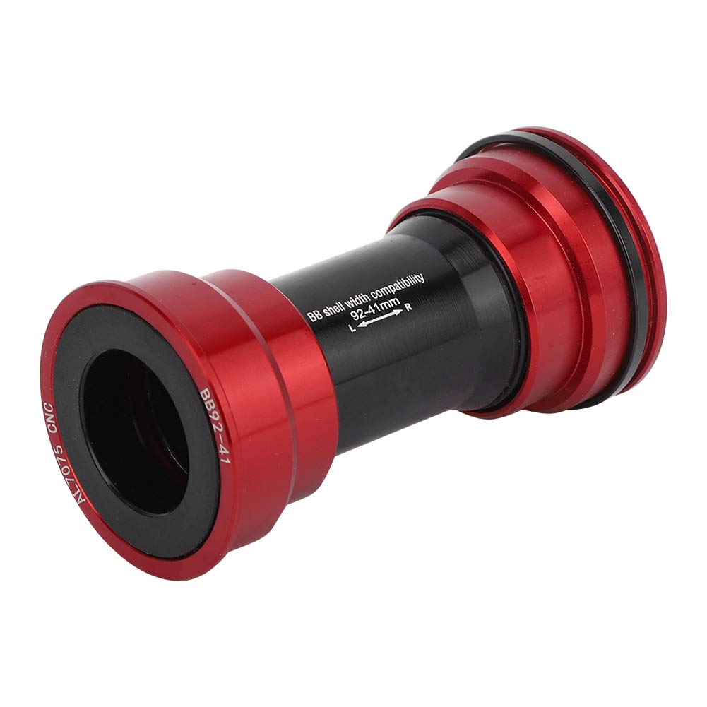 RiToEasysports BB91 BB92 Suport Rowerowy, łożysko Ceramiczne z Aluminium CNC 6061, Zintegrowane Koło z Pustym łańcuchem, z uszczelką silikonową i technologią (Ceramiczny wspornik dolny, wciskany,