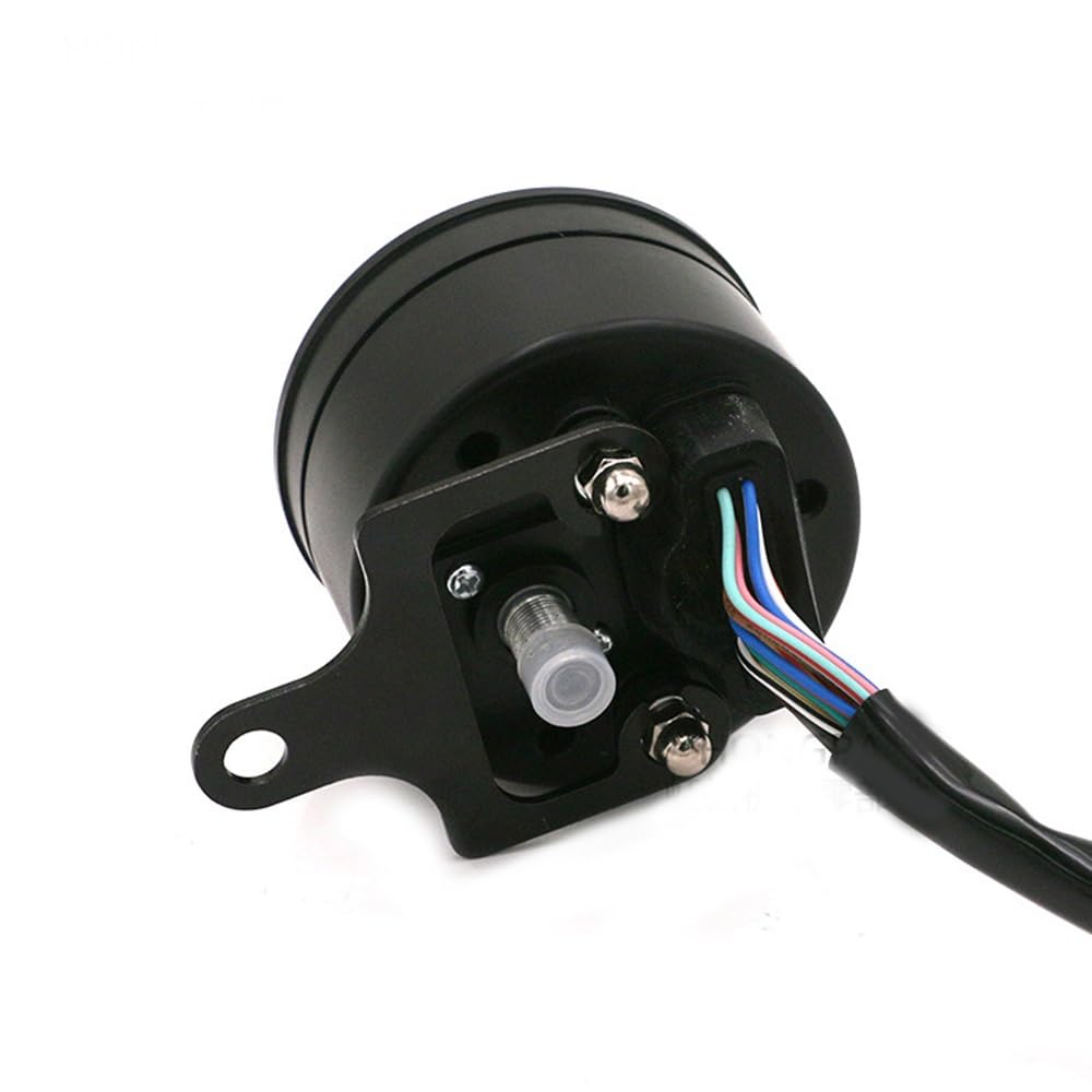 Staffa Per Tachimetro Moto Universale In Alluminio Nero | Supporto Strumento Per Contachilometri E Contagiri | Facile Installazione