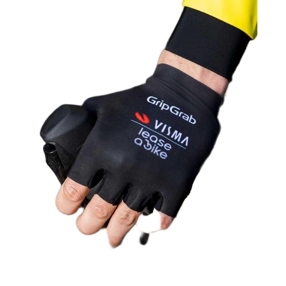 Guanti corti GripGrab Team Visma Lease a Bike Nero