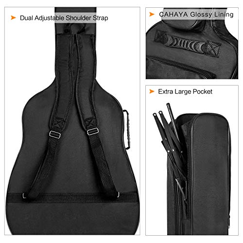 CAHAYA Acoustic Guitar Bag 41 Inch 0.3 Inch Thick