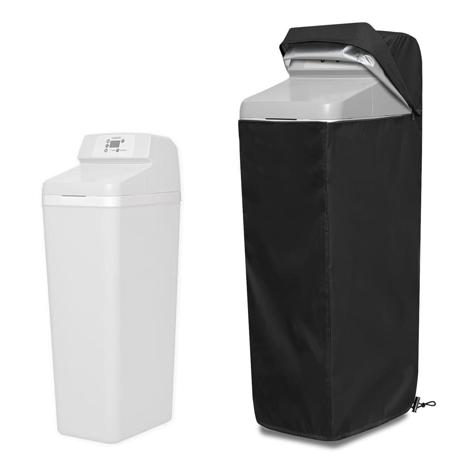 TOPINCN Cubierta Suavizante de Agua, Protector del de Filtración de Agua, Estuche para Dispositivo a Prueba de Polvo, Gabinete para Electrodomésticos a Prueba de Sol, Envoltura