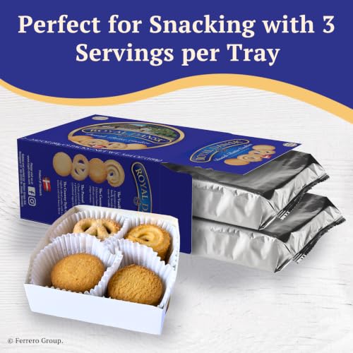 Image of Royal Dansk Danish Butter Cookies, Premium Assorted Cookies, Great for Sharing and Gifting, 2 Packs, 5.64 oz