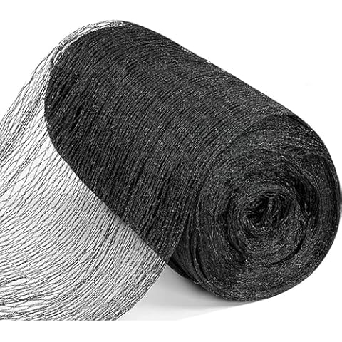 Vocray Pond Netting Cover for Leaves 14 x 14 Ft, 1/2 in Mesh Pond Net for Koi Ponds, Fish Pond Netting Cover, Pond Leaf Netting, 14 Pcs Stakes Included Cover