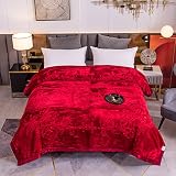 DBOZE" Fleece Blanket King Size, Heavy Korean Mink Blanket 85 X 95 Inches- 10-12 lbs, 2 Ply, Soft an