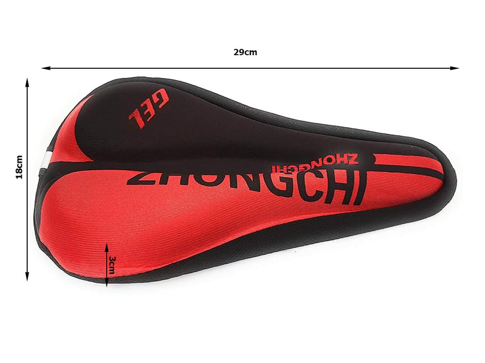 Copri sella bicicletta in gel 3D - Premium | Cuscino universale protettivo e confortevole, per l'uso quotidiano e professionale, resistente e traspirante, coprisella per ciclismo interno o esterno