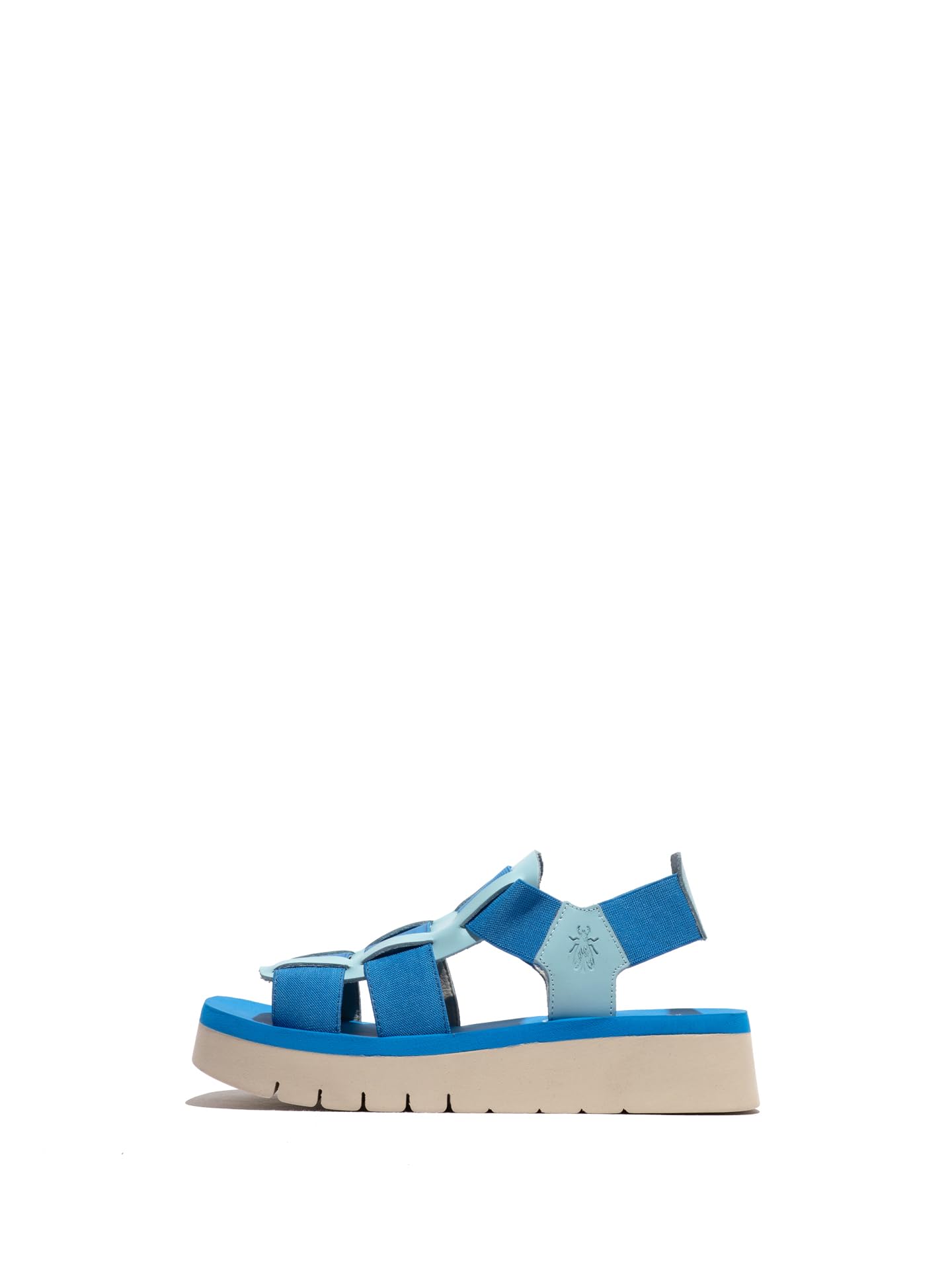Fly London SAMB245FLY, Sandal Women's Fashion Shoes, SKY BLUE/AZURRE/AZURRE, 3