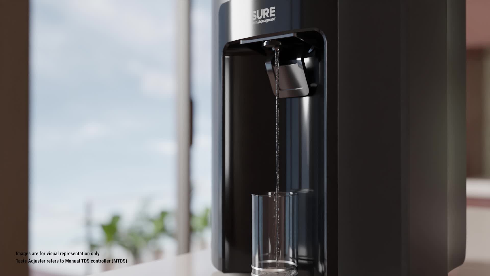 Sure From Aquaguard Delight NXT RO+UV eboiling+MTDS Water Purifier By Eureka Forbes