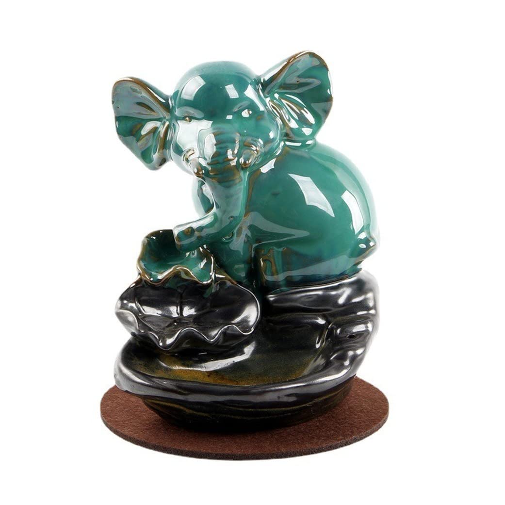 Brûleur d'encens cascade en céramique : idée cadeau détente et bien-être