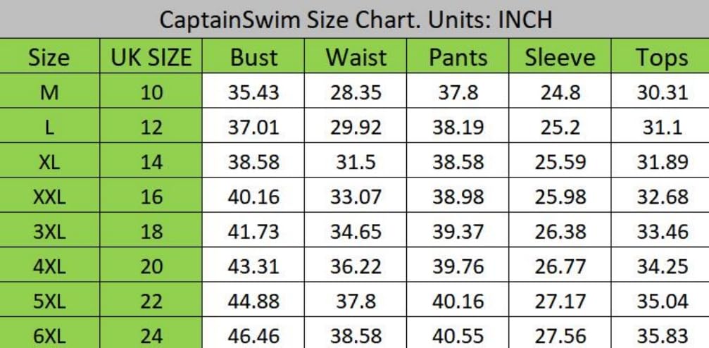 CaptainSwim Women Modest Muslim Swimsuit Full Coverage Swimwear Islamic Hijab Ladies Beachwear Swimming Burkini Swim Suit (Black, 4XL)