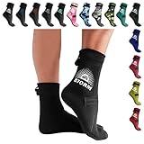 BPS - Neoprene FIN Socks - Black, HIGH Cut (S)