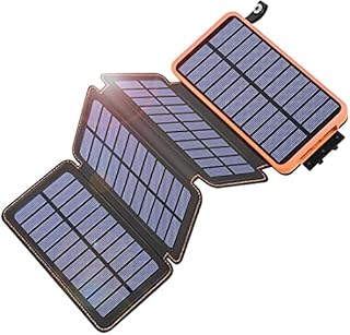 Solar Charger 25000mAh, Tranmix Portable Solar Phone Charger with 4 Solar Panels, High Capacity Solar Power Bank External Battery Pack for Smart Phones, Tablets and Hiking, Camping
