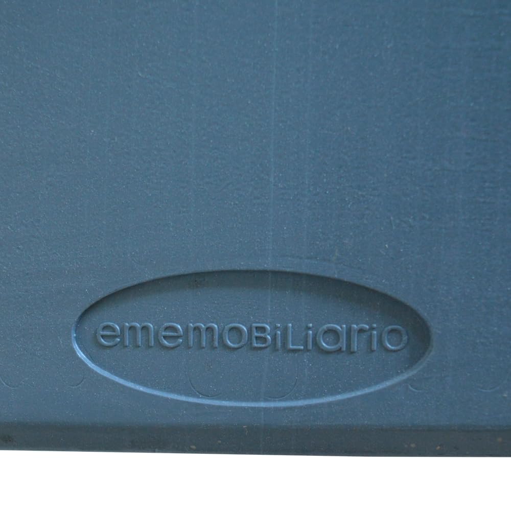 EME Mesa Redonda Plegable para Eventos Color Gris Oscuro de Dimensión 120cm Material Polietileno de Alta Densidad Apta para Eventos de Interior y Exterior