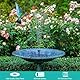 vvhippo Solar Springbrunnen für Außen, 2,5w Solarbrunnen für Draussen mit 8 Düsen, Solar Teichpumpe mit 8 LED, Solar Wasserpumpe Solar Schwimmender Fontäne Pumpe für Garten, Teich, Terrasse, Vogel Bad