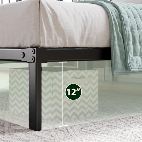 image for Zinus Yelena 14 Inch Metal Platform Bed Frame, Steel Slat Support, No 