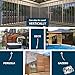 Pylex Deck Sunblind System 11070, Louvers Bracket Shutter Hardware Kit, Up to 11 Boards (48'') - Stainless Steel Brackets