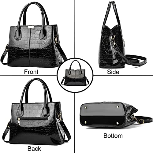 Bolso y Cartera XingChen para Mujer Cuero Patente miniatura 5