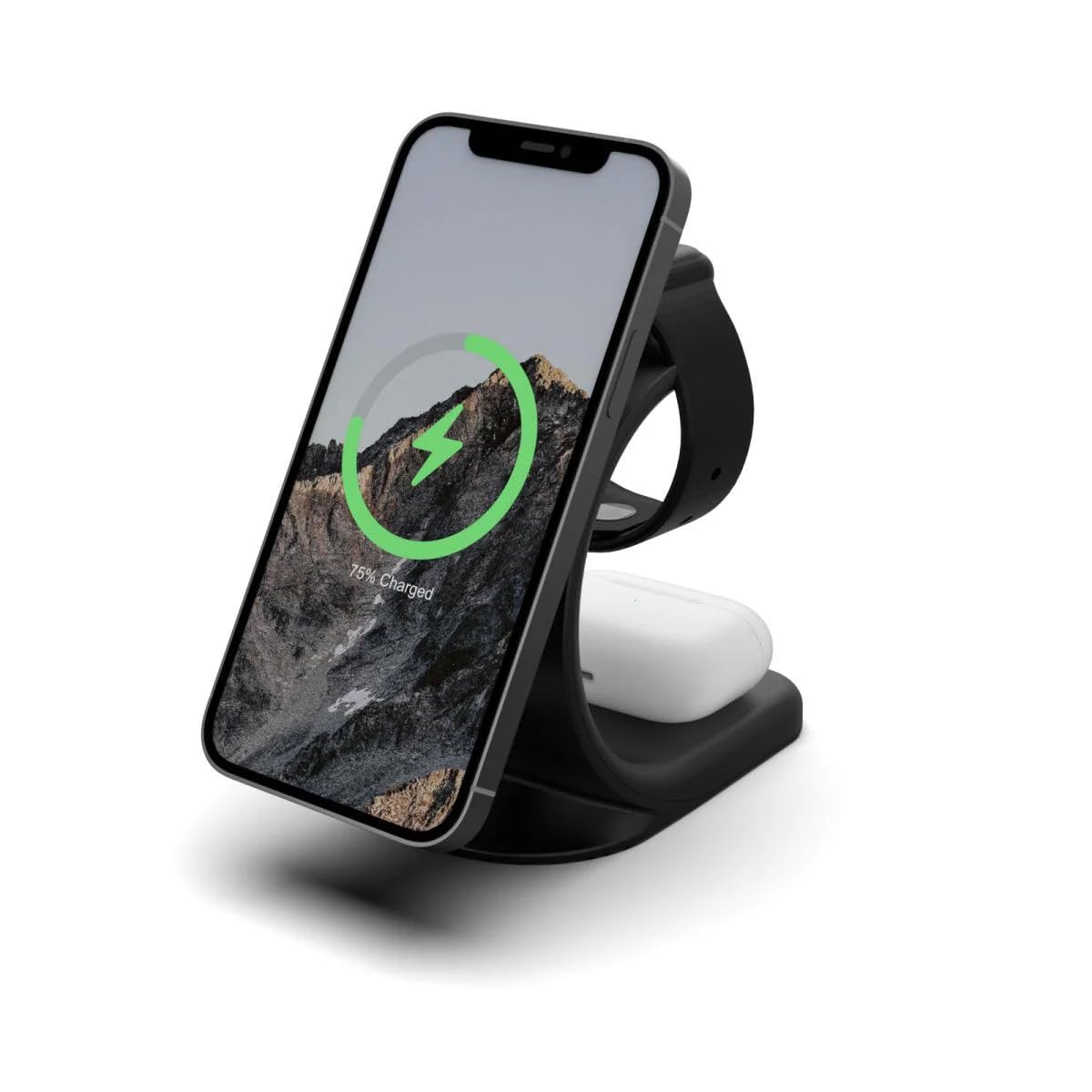 3-in-1 CHOMO Wireless Charger Wireless Charging Dock for iPhone/Watch/Earphone, Charging Station