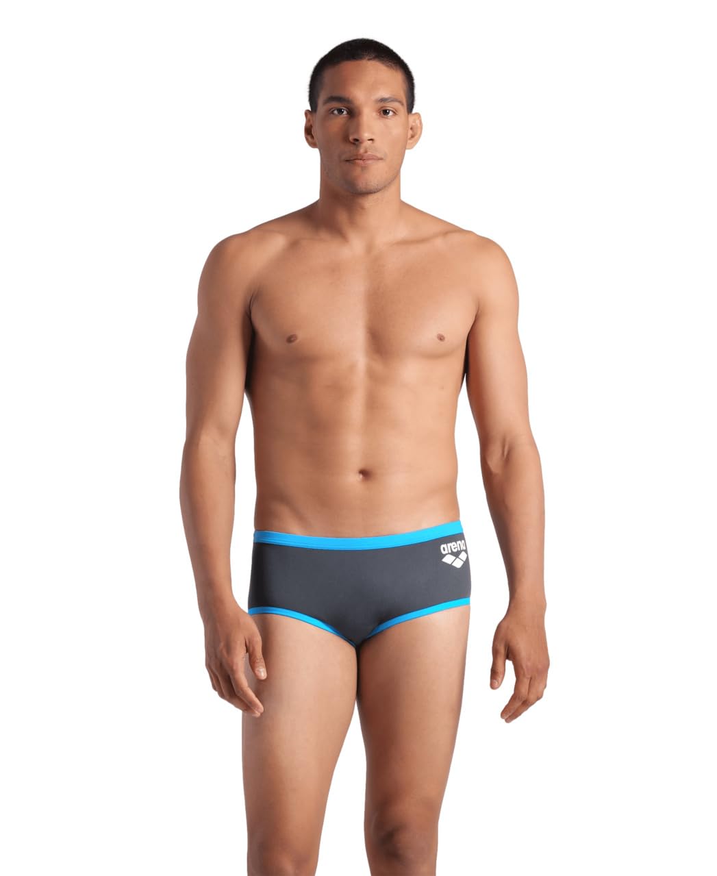 ARENA Men's One Big Logo Low-Waist Swim Short Pool Practice Athletic Swimsuit