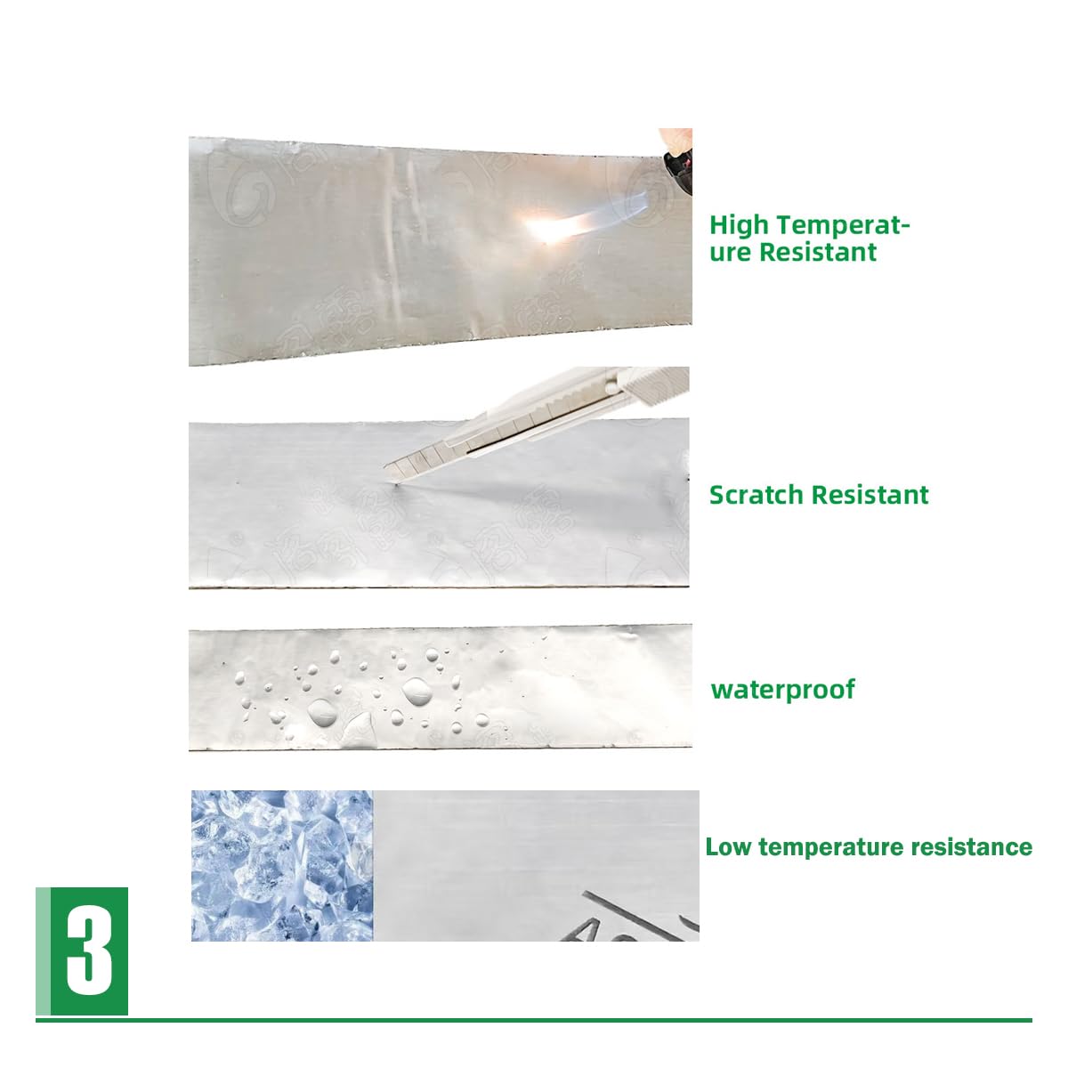 ASA Coated Waterproof Sealing Butyl Tape is Used for Building Waterproofing Basement Structure Construction Joints Polymer PC Board Waterproofing Membrane Large Joint Sealing Waterproofing