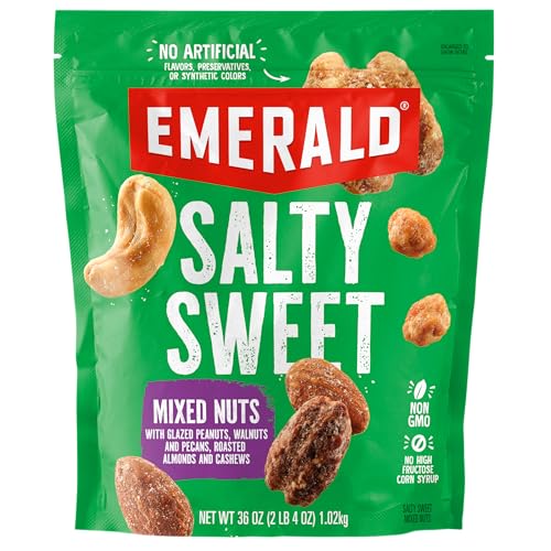 Image of Emerald Salty Sweet Mixed Nuts, 36oz Resealable Bulk Bag