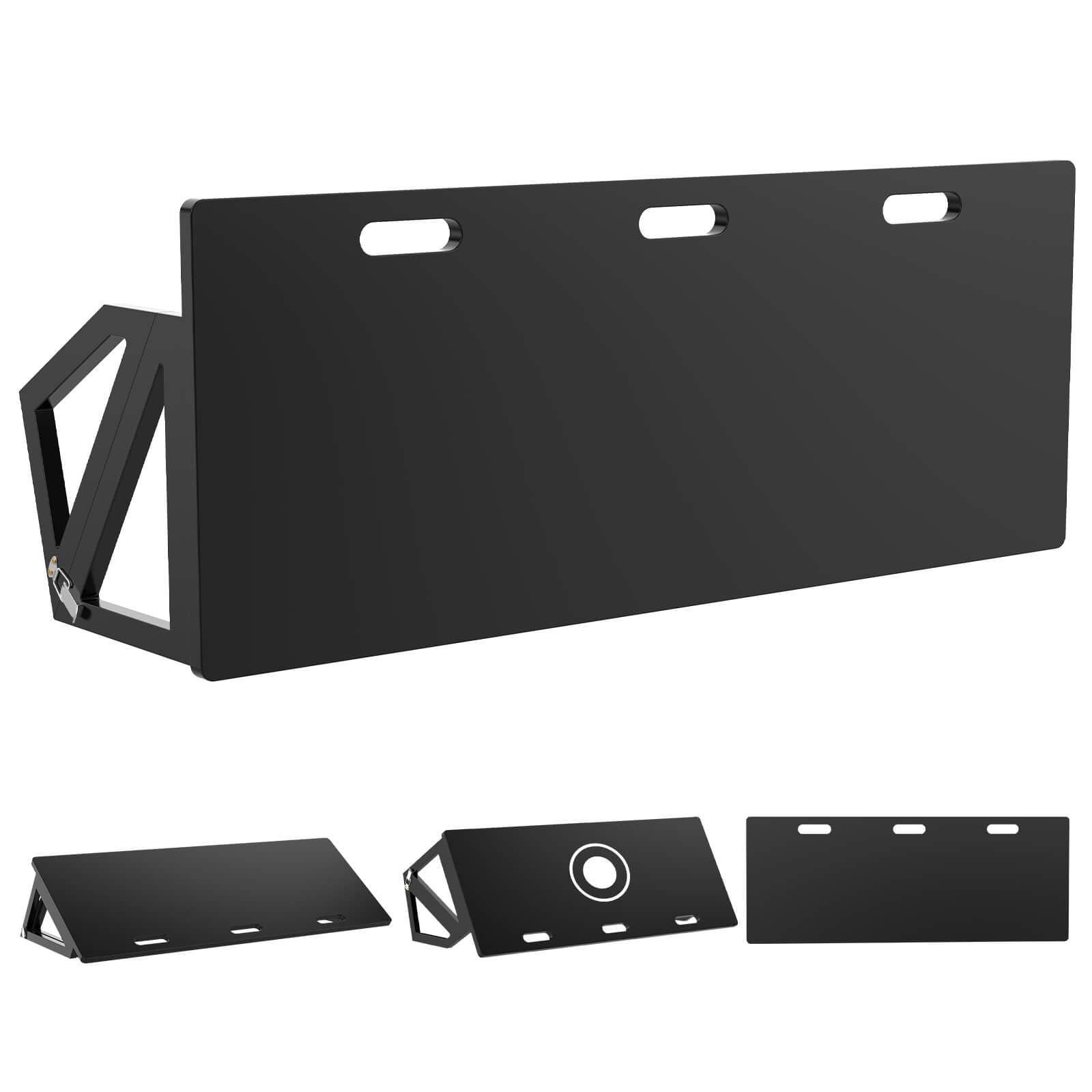 RINREA Tabla de rebote de fútbol 3 en 1, pared de fútbol plegable, entrenador portátil de portería de fútbol para entrenamiento de paso y rebote